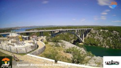 Skradin, řeka Krka, most A1