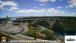 Skradin, řeka Krka, most A1