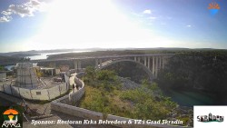 Skradin, řeka Krka, most A1