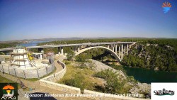 Skradin, řeka Krka, most A1