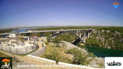 Skradin, řeka Krka, most A1