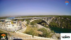 Skradin, řeka Krka, most A1