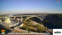 Skradin, řeka Krka, most A1