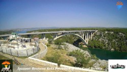 Skradin, řeka Krka, most A1