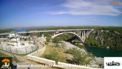 Skradin, řeka Krka, most A1