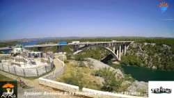 Skradin, řeka Krka, most A1