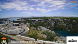 Skradin, řeka Krka, most A1