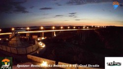 Skradin, rzeka Krka, most na autostradzie A1
