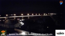 Skradin, rzeka Krka, most na autostradzie A1