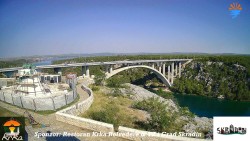 Skradin, řeka Krka, most A1