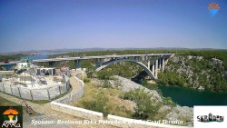 Skradin, řeka Krka, most A1