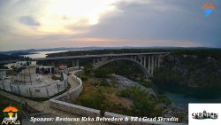Skradin, řeka Krka, most A1