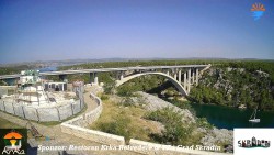 Skradin, řeka Krka, most A1