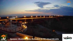 Skradin, řeka Krka, most A1