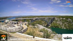 Skradin, řeka Krka, most A1