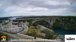 Skradin, řeka Krka, most A1
