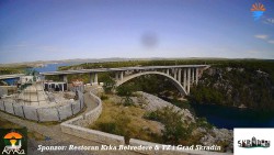 Skradin, řeka Krka, most A1