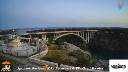 Skradin, řeka Krka, most A1