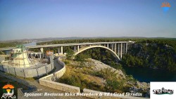 Skradin, řeka Krka, most A1