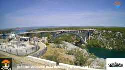 Skradin, řeka Krka, most A1