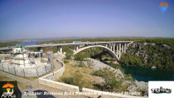Skradin, řeka Krka, most A1