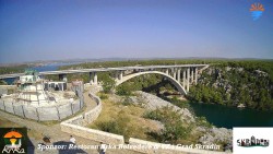 Skradin, řeka Krka, most A1