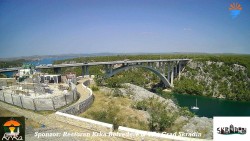 Skradin, řeka Krka, most A1