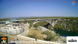 Skradin, řeka Krka, most A1