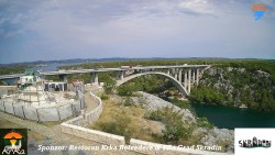 Skradin, řeka Krka, most A1