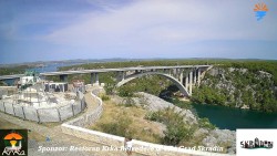 Skradin, řeka Krka, most A1