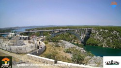 Skradin, řeka Krka, most A1