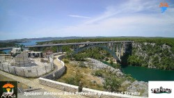 Skradin, řeka Krka, most A1