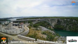 Skradin, řeka Krka, most A1