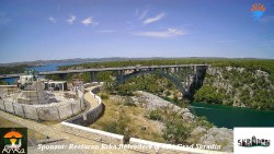 Skradin, řeka Krka, most A1