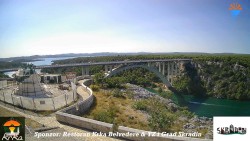 Skradin, řeka Krka, most A1