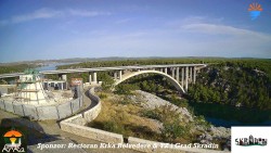 Skradin, Fluss Krka, A1-Brücke