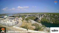 Skradin, řeka Krka, most A1