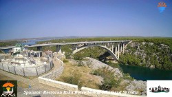 Skradin, řeka Krka, most A1