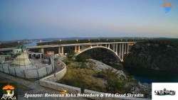 Skradin, Krka River, A1 bridge