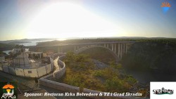 Skradin, řeka Krka, most A1