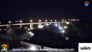 Městečko Skradin - Skradin, řeka Krka, most A1 - 31.7.2026 v 00:45 Městečko Skradin - Skradin, řeka Krka, most A1 - 31.7.2026 v 00:45