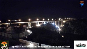 Městečko Skradin - Skradin, řeka Krka, most A1 - 31.7.2026 v 01:45 Městečko Skradin - Skradin, řeka Krka, most A1 - 31.7.2026 v 01:45