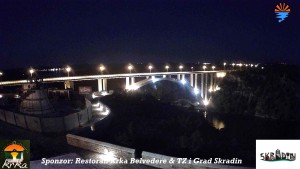Městečko Skradin - Skradin, řeka Krka, most A1 - 31.7.2026 v 04:45 Městečko Skradin - Skradin, řeka Krka, most A1 - 31.7.2026 v 04:45