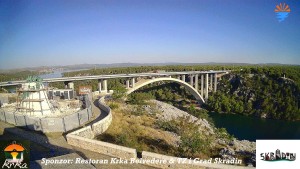 Městečko Skradin - Skradin, řeka Krka, most A1 - 31.7.2026 v 07:45 Městečko Skradin - Skradin, řeka Krka, most A1 - 31.7.2026 v 07:45