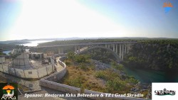 Skradin, řeka Krka, most A1