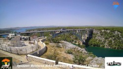 Skradin, Fluss Krka, A1-Brücke
