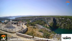 Skradin, řeka Krka, most A1