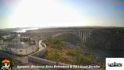 Skradin, Fluss Krka, A1-Brücke