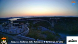 Skradin, řeka Krka, most A1