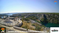 Skradin, řeka Krka, most A1